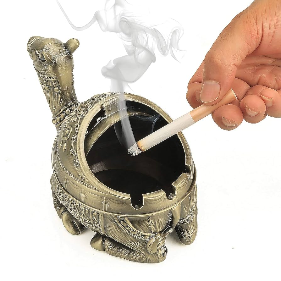 Amazon.com: K COOL Camel Ashtray with Lid Windproof Metal